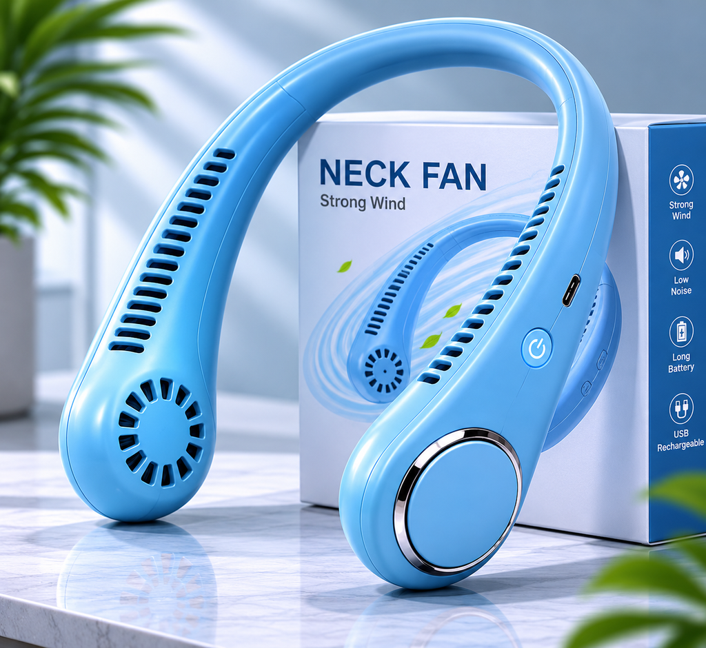 Rechargeable Hanging Neck Fan
