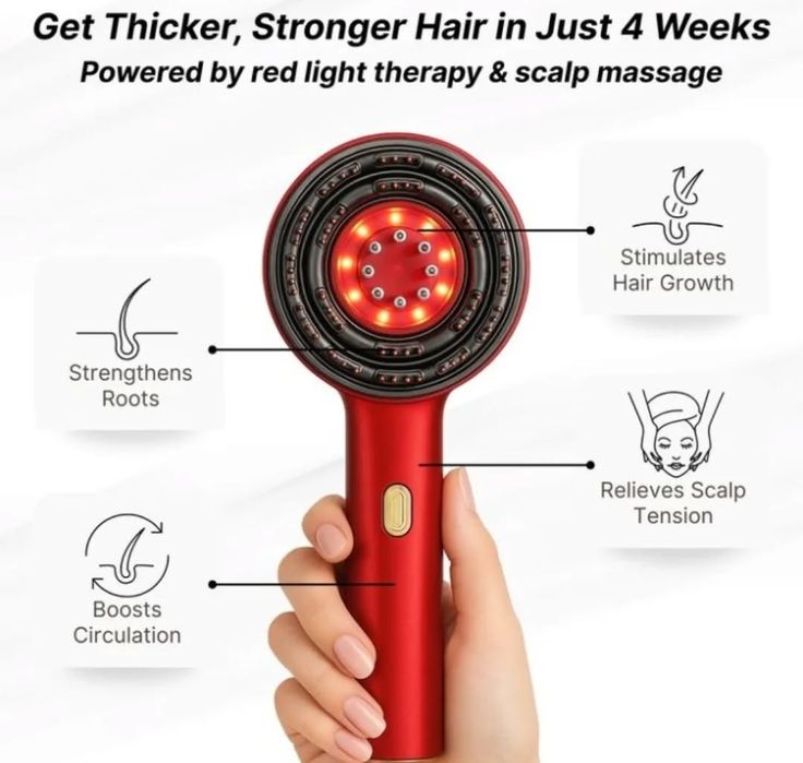 Electric Head Scalp Massager 2 In 1 Scalp Massage Brush And Oil Applicator